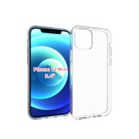 for iPhone 12 Mini Soft Silicone Clear Case-Glossy Case