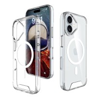 for iPhone 16 Plus Clear Case Compatible with Magsafe- Space Magnetic
