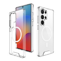 for Samsung Galaxy S25 Ultra Clear Case Compatible with Magsafe- Space Magnetic